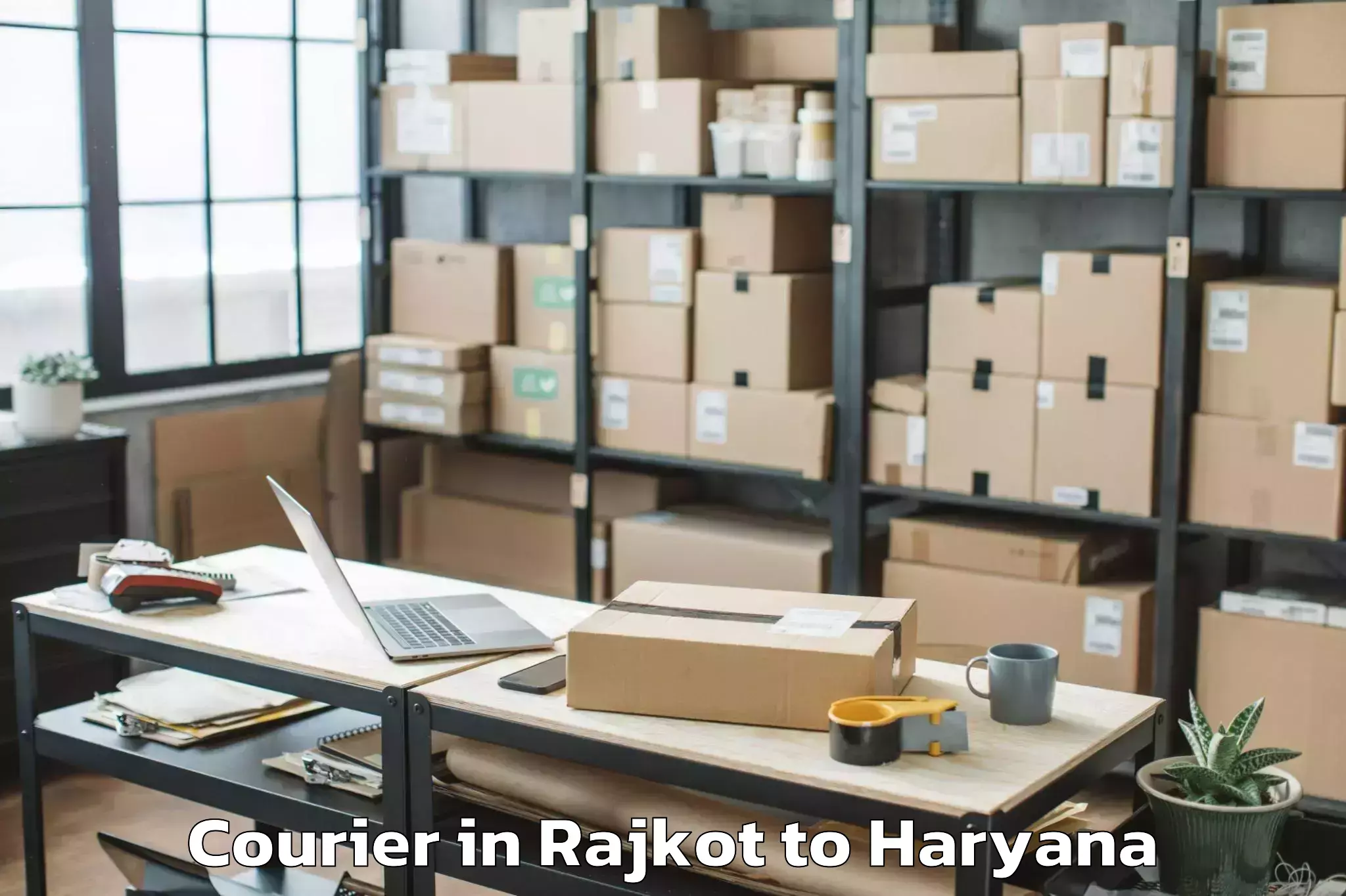 Easy Rajkot to Palwal Courier Booking